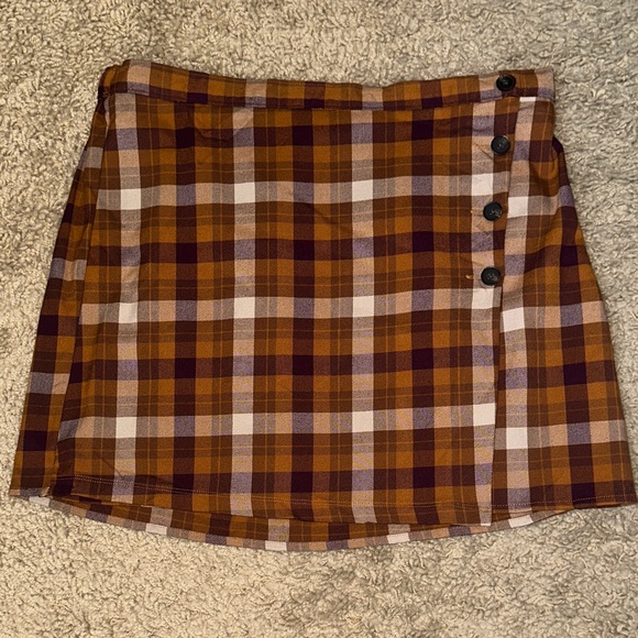 SO Other - NWOT SO Brown Plaid Mini Skirt (17)